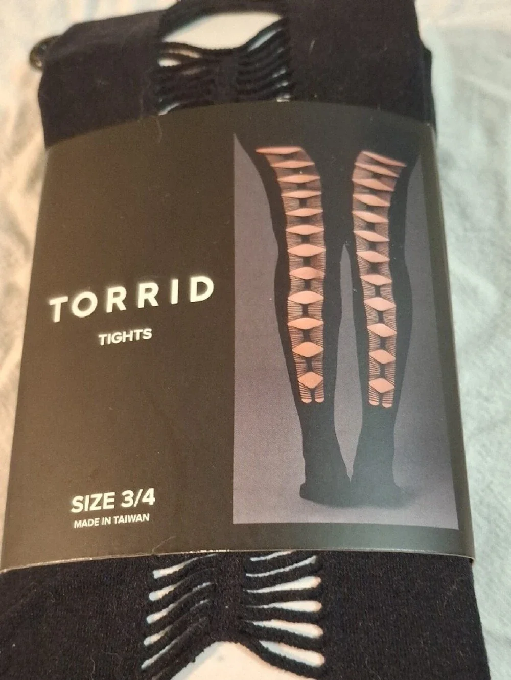 torrid Black Cutout Ladder Tights
